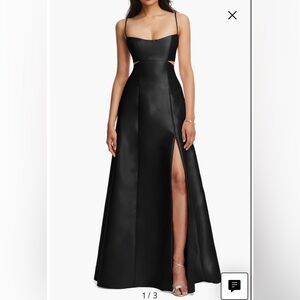 Formal long black dress
